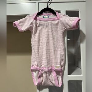 Vintage Pampers Pink Bodysuit One Piece